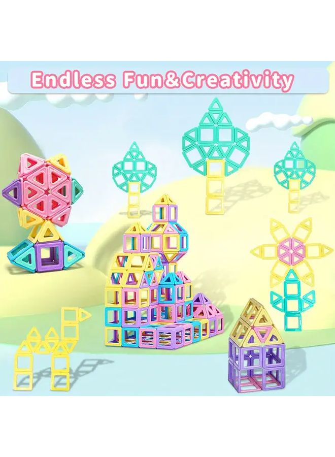 Magnetic Building Blocks STEM Toys 60pcs Educational Puzzle Birthday Gift - Image 3